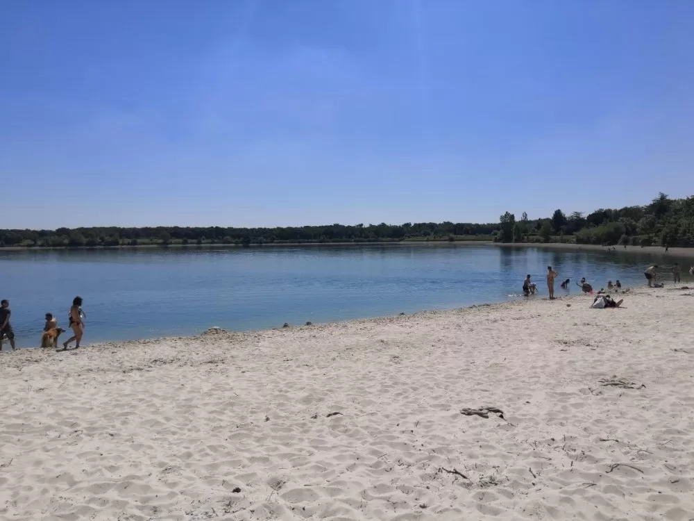 Plage du lac de la ramée Toulouse, Haute-Garonne, Occitanie