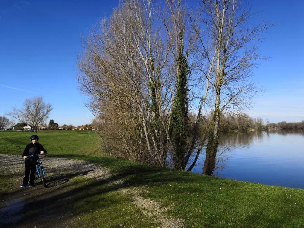 Lac du Bocage pratique du roller, du vélo, de la course à pied