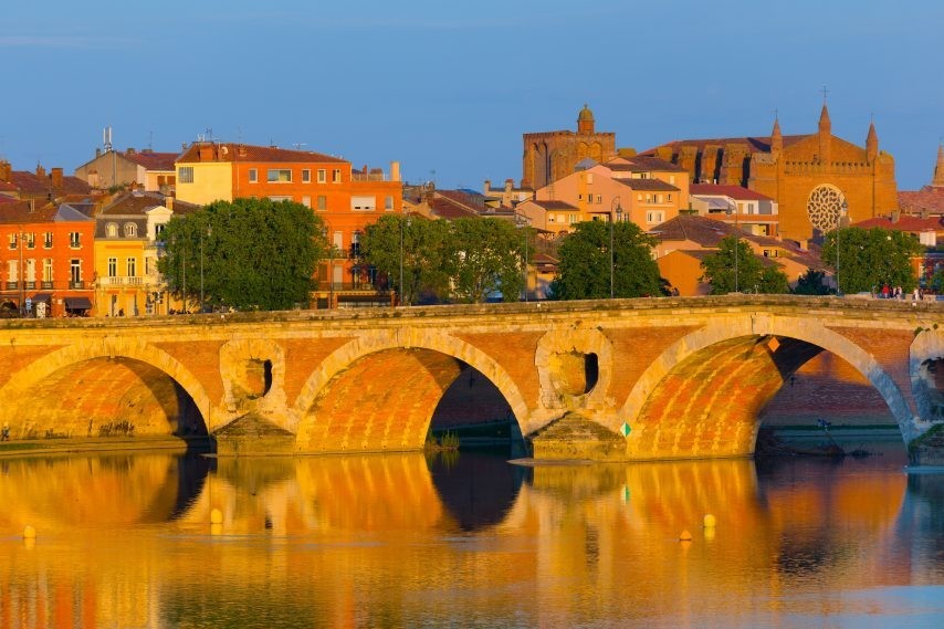 Toulouse, Pont Saint Pierre, pont Saint Michel, Jardin des plantes