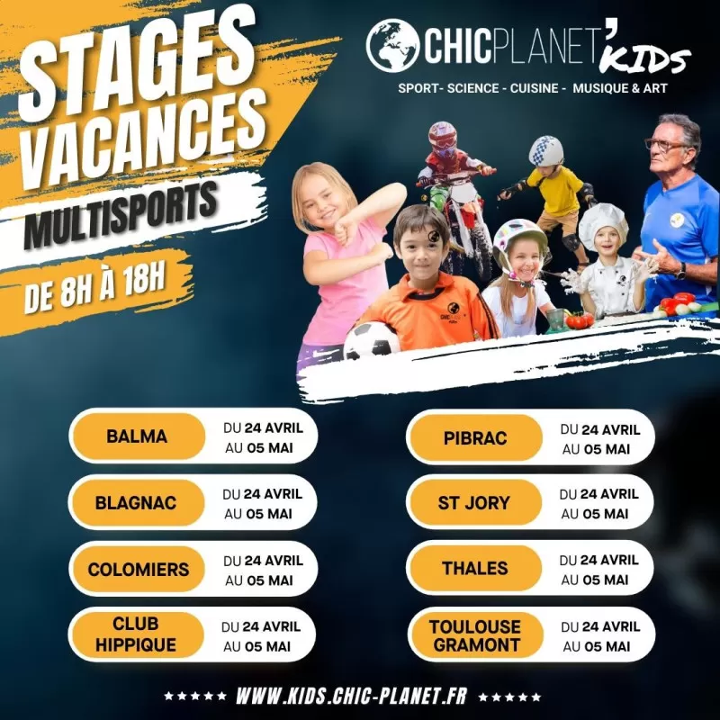 centre de loisirs Toulouse stages vacances enfants