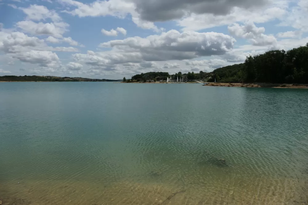 lac de la ganguise Aude Occitanie base nautique 