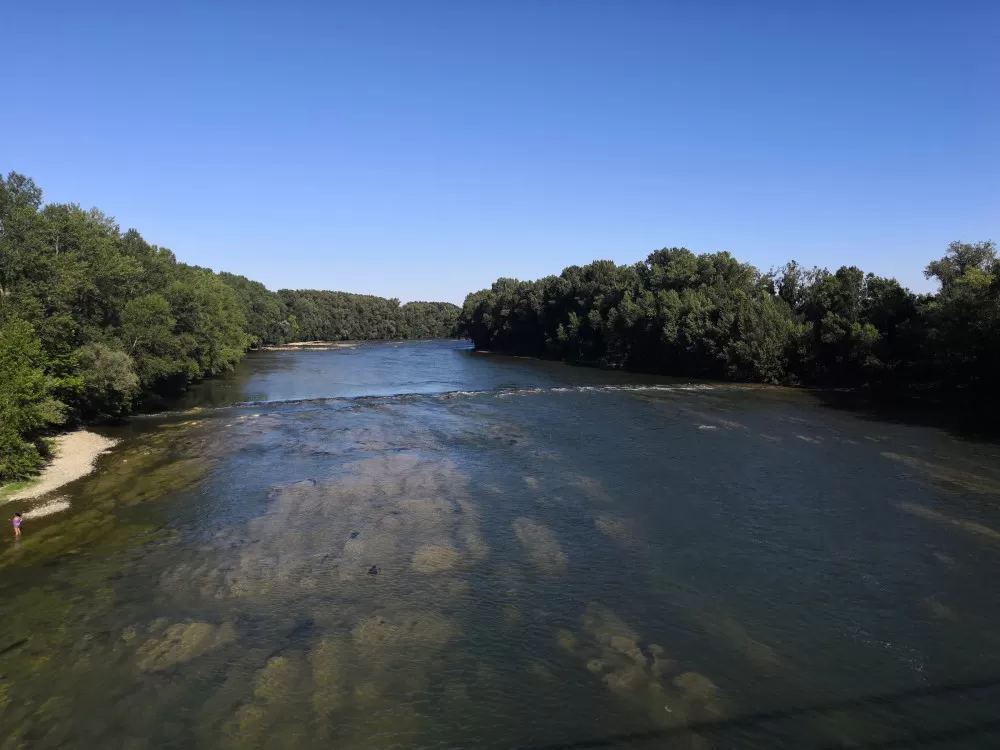 parc garonne près de toulouse gagnac sur garonne balade vélo passerelle